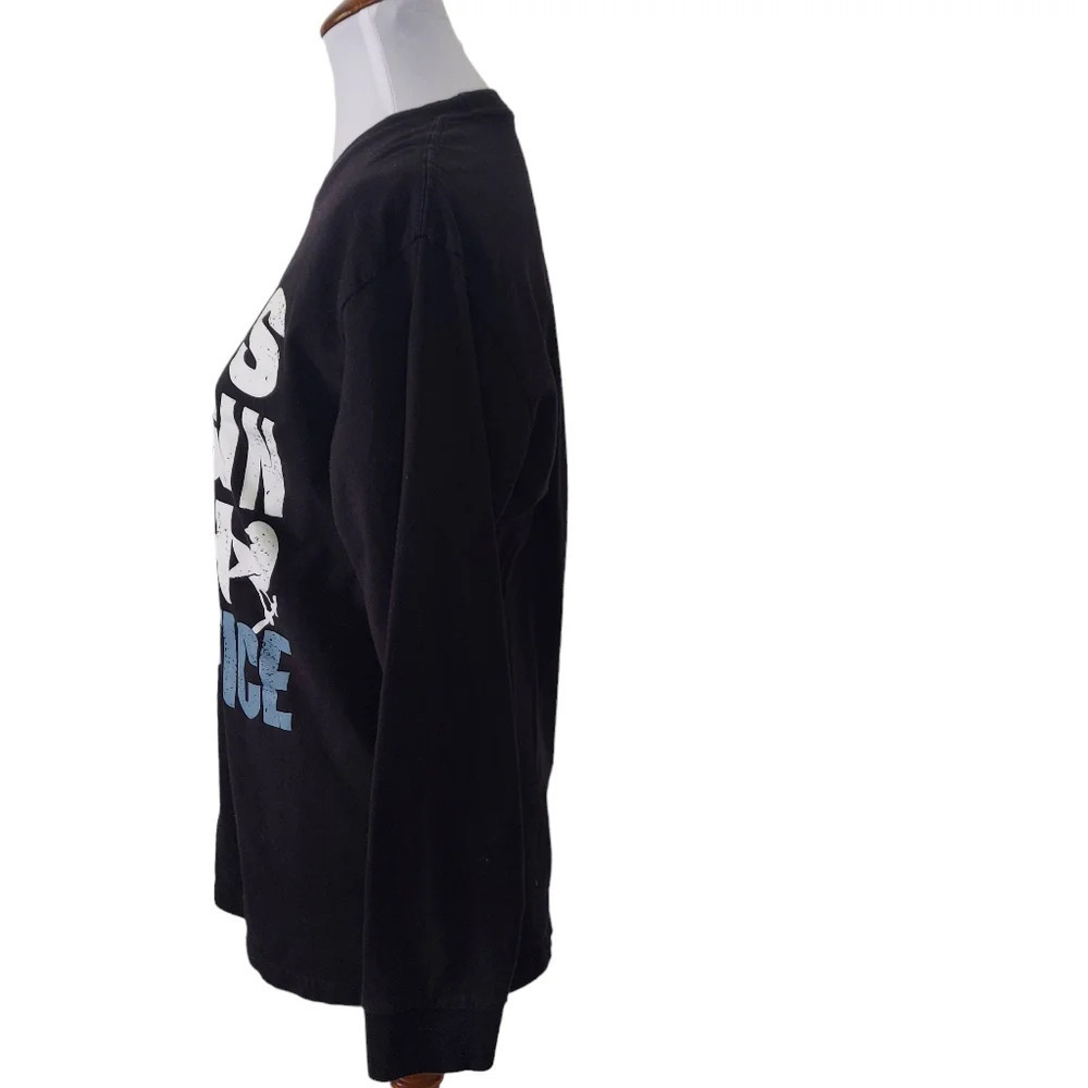 To Kill a Mockingbird Black Blue  Long Sleeve T-Shirt‎ Let's Begin with Justice - Picture 5 of 11